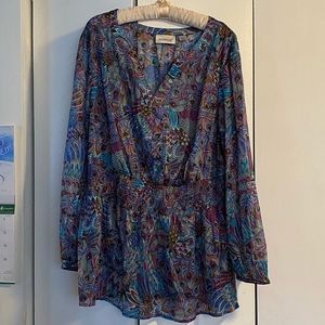 Avenue Peacock Blouse